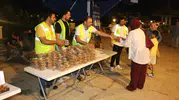 Kandil gecesi 19 ilçede lokma kuyruğu, Büyükşehir sahada