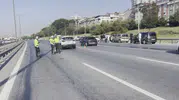 TEM Otoyolu’nda sabah trafiğini kilitleyen 10 araçlık zincirleme kaza