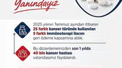 40 bin kanser hastası devlet destekli ilaçlara erişti
