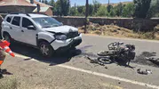 Bingöl Sancak’ta motosiklet kazası 3 kişi hastaneye kaldırıldı