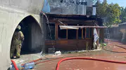 Bakırköy E-5 üzerindeki kafede yangın paniği yaşandı
