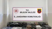 Bilecik yolunda kaçak tekstil operasyonu