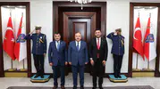 Düzce’nin eski valisi Emniyet Genel Müdürü Fidan ile buluştu