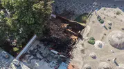 Tokat’taki 800 yıllık tarihi hamamda gece yangını çıktı
