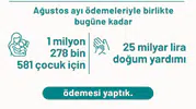 Ankara'dan annelere müjde Ağustos doğum yardımı ödemeleri hesaplara geçti