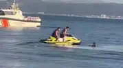 Darıca sahilinde yüzen bir kişi boğulma tehlikesi yaşadı