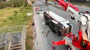 Gebze trafiğini kilitleyen TIR kazası