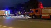 Dörtyol’da Otoban Girişinde Tır Devrildi Sürücü Yaralı Kurtarıldı
