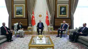 Erdoğan Külliye'de DEM Parti heyetiyle görüştü