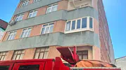 Elazığ’da apartman çatısında yangın paniği