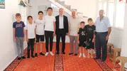 Erzin’de kurs ziyareti Kaymakam çocukların taleplerini dinledi