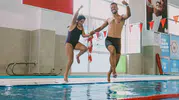 Aydınlı özel sporcular Pınarbaşı Havuzu’nda kulaç atıyor