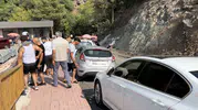 Osmaniye'de otomobil otoparka uçtu 5 kişi hastanelik oldu
