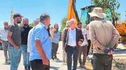 Çermik kırsalında tozlu yollar yerini kilitli parke taşlarına bırakıyor