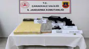Jandarmadan Çanakkale'de kaçakçılık darbesi: Binlerce sigara ve tonlarca içki ele geçirildi
