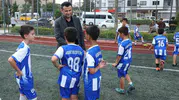 Akdenizli çocuklar yaz tatilini sahalarda geçiriyor