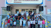Muhtar Kozan yaz okulu öğrencilerini yalnız bırakmadı