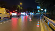 Köprüde çekim molası trafiği etkileyecek
