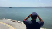 Büyükçekmece sahilinde kayıp şahıs için seferberlik