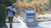 Kuşadası yaz kalabalığına karşı temizlik vardiyasını artırdı