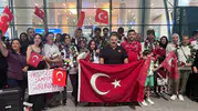 Almanya'dan 33 madalyayla döndüler, Esenboğa'da karşılandılar