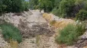 Malatya’da aniden bastıran sağanak sele dönüştü