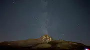 Erciyes zirvesinde Perseid meteor yağmuru görsel şöleni