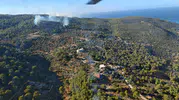 Kaş'ta orman yangınına 10 hava aracıyla müdahale
