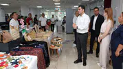 Mersinli kursiyerlerin el emeği ürünleri görücüye çıktı