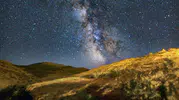 Bitlisin ıssız gecesinde meteor yağmuru görsel şölen sundu