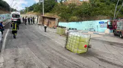 Dilovası yolunda tehlikeli kaza