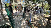 Burhaniye’de belediyenin ağaç kesme planına mahalleli engeli