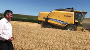 Yozgatlı çiftçinin hasat mesaisi başladı