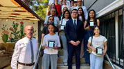 Bozdoğanlı başarılı öğrenciler ödüllerine kavuştu