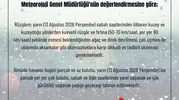 İstanbul’da yarın fırtına alarmı Çatı uçmalarına karşı dikkatli olun