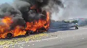 Adana'da otoyolda kamyon kazası bir can aldı
