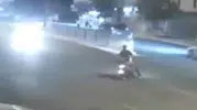 Elazığ’da kavşak kazası saniye saniye görüntülendi
