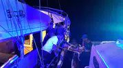 Marmaris açıklarındaki ticari yatta kaza geçiren kişi kurtarıldı