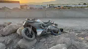 Kayseri'de motosiklet kazası iki kişiyi hastanelik etti