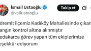 Edremit'teki orman yangını korkuttu