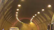 Bolu Dağı Tüneli trafiğini yakan araç yangını