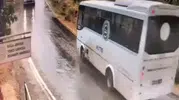 Muğla’daki otobüs kazasının güvenlik kamerası görüntüleri yansıdı