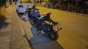 Eskişehir’de alkollü motosiklet sürücüsü kaza yaptı