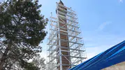 Sivas Ulu Cami üzerindeki 1200 tonluk beton yükten kurtuluyor