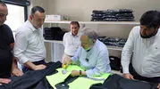 Kayseri'de hayırseverlerin bağışları tekstil atölyesinde kazanca dönüşüyor
