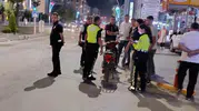 Karapınar sokaklarında gece yarısı geniş çaplı polis denetimi