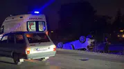 Eskişehir yolunda arkadan çarptı ve kayıplara karıştı