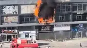 Ankara İvedik OSB'de hırdavat dükkanı küle döndü