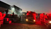 Kırıkhan'da iş yerinde yangın İtfaiye büyümeden söndürdü