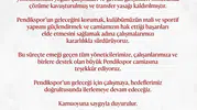 Pendikspor’un önündeki transfer engeli resmen kalktı